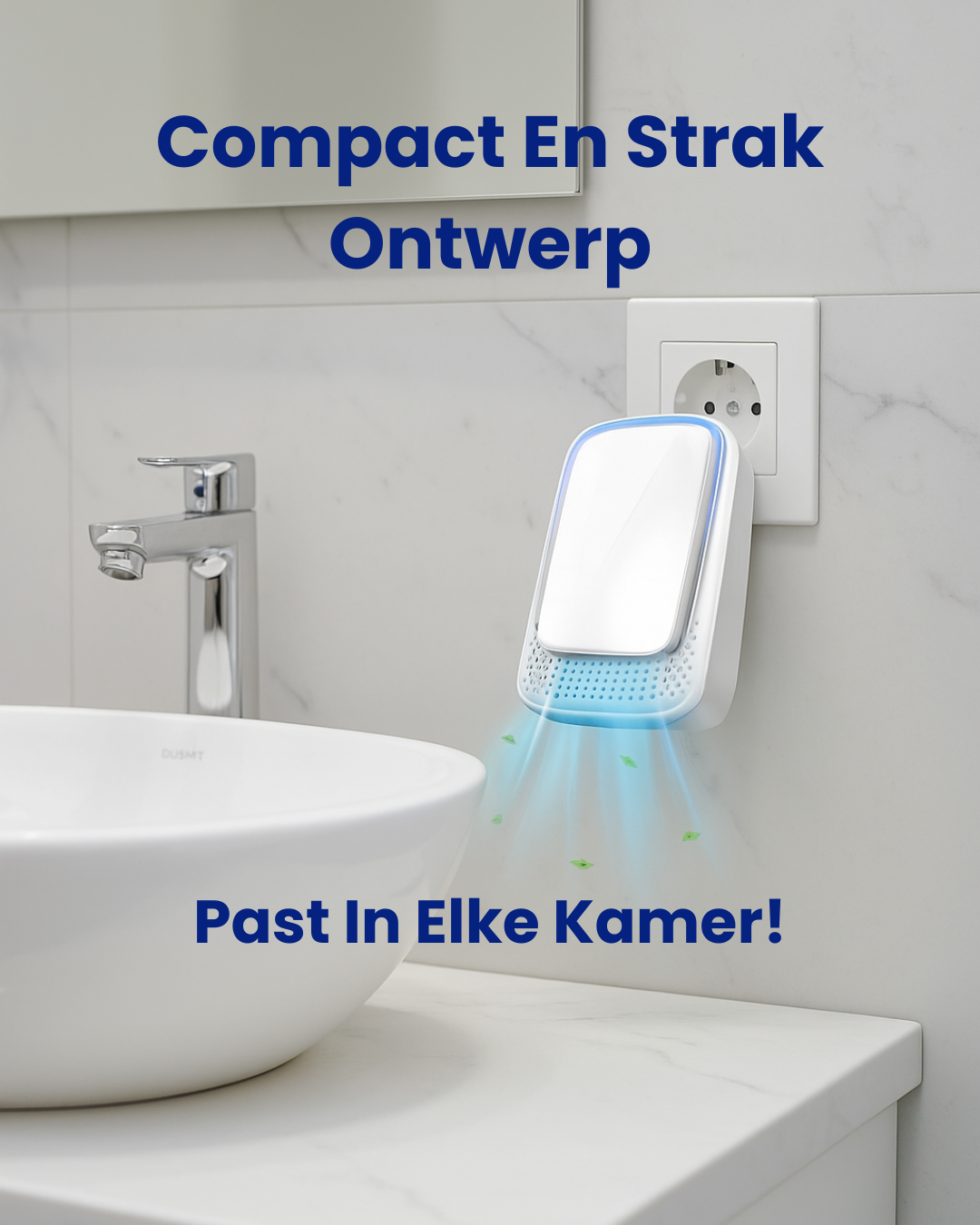 Purionix™ Moderne AI Lucht-Ionisator — Plug-In Luchtreiniger